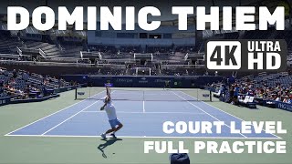 Dominic Thiem vs Stan Wawrinka  Court Level Practice 2023 US Open [upl. by Cesar687]