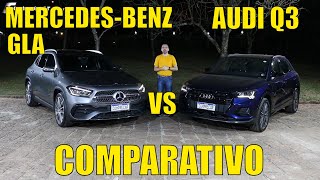 Comparativo MercedesBenz GLA x Audi Q3 [upl. by Ophelie879]