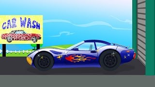 Sports Car  Car Wash [upl. by Yelhsa]