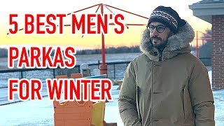 5 Best Mens Parkas For Winter  Coats Review [upl. by Llerrot414]