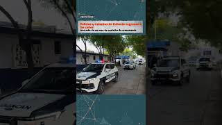 Policías y tránsitos de Culiacán regresan a las calles después de un mes inactivos [upl. by Amikat]