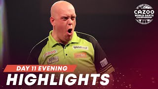 WHAT A NIGHT OF DARTS 🤯  Day 11 Evening Highlights  202223 Cazoo World Darts Championship [upl. by Ecirtap]