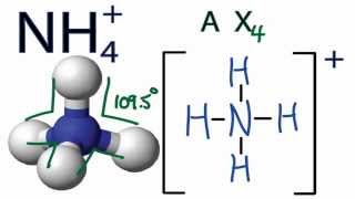 NH4 Molecular Geometry  Shape and Bond Angles [upl. by Suolkcin583]