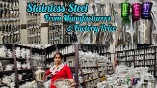 Best Quality Unique Stainless Steel Items From Manufacturers  Bangalore Wholesale stainlesssteel [upl. by Ainatit]