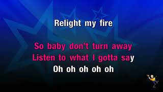 Relight My Fire  Take That KARAOKE [upl. by Anadroj580]