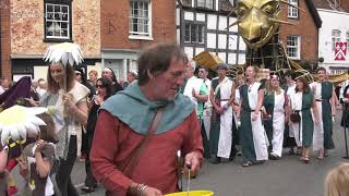 Tewkesbury Medieval Festival Parade July 2019 [upl. by Htessil588]