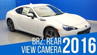 2016 Subaru BRZ Rear View Camera Demo [upl. by Annaet]