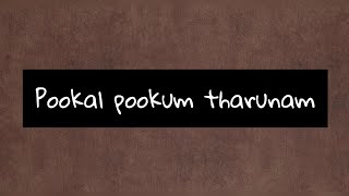 Pookal Pookum Tharunam Lyrics  Madharasapattinam  GVPrakash  Aarya Juize Muzic [upl. by Duahsar]