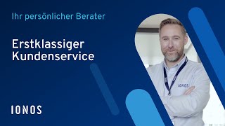 Persönlicher Berater von IONOS Erstklassiger Kundenservice [upl. by Yenahteb65]