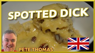 How to Cook Spotted Dick Pudding with Custard Sauce [upl. by Jump]