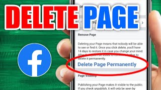 How To DELETE Facebook Page 2024 [upl. by Adnulahs]