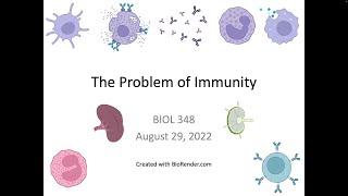 Immunology Fall 2022 Lecture 1 Problems of Immunity [upl. by Ramiah174]