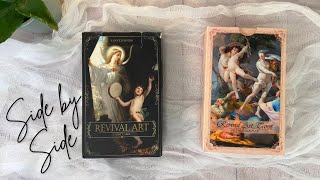 Revival Art Tarot Side by Side  1st and 2nd Edition [upl. by Ainet]