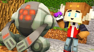 CATCHING REGISTEEL IN POKEMON GO Minecraft Roleplay [upl. by Imoan]