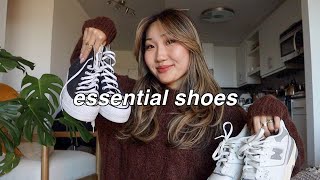 5 SHOES EVERY GIRL NEEDS  wardrobe essentials [upl. by Darbie]