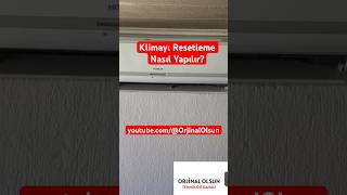 Klima resetleme nasıl yapılır klima airconditioningservice temizlik diy home airconditioner [upl. by Fonzie]