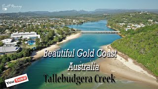 Tallebudgera Creek Drone footage [upl. by Aeirdna]