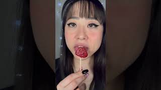 ASMR Licking Mexican Watermelon Candy asmr asmrshorts asmreating asmrcandy [upl. by Ydnir]