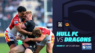 Highlights  Hull FC v Catalans Dragons  2024 Betfred Super League  Round 27 [upl. by Redmond]