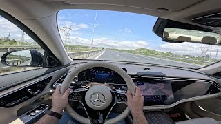 2024 MercedesBenz EClass E 220d 4MATIC Edition 1 Exclusive POV Test Drive [upl. by Lan308]