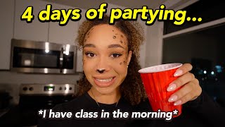 The Reality of College Halloweengrwm  party vlog [upl. by Haggerty880]