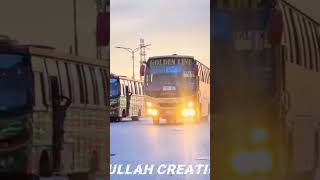 GOLDEN LINE BUS ENTRY goldenline foryou view faridpur bdbuslovers foryou viewsforviews [upl. by Alyakam]