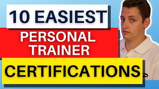 The Top 10 Easiest Personal Training Certifications In 2023 [upl. by Anillek]