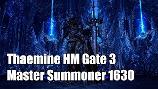 Lost Ark Master Summoner  Thaemine Hard Mode Gate 3  1630 [upl. by Ahseital393]