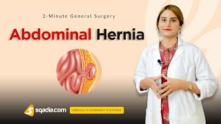 Abdominal Hernia  2Minute Surgery  Online Video Education  VLearning™  sqadiacom [upl. by Anisor]