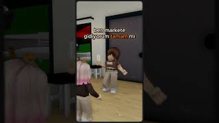 Bugün Çok Kötü Rüya Gördü 😱😱 roblox brookhaven [upl. by Aohsoj]