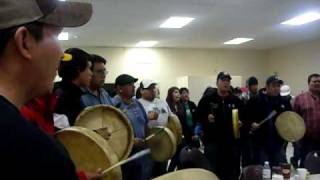 WATERHEN JRSLIVE AT SAULTEAUX ROUND DANCE 2010 april 24th [upl. by Salis]