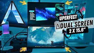 UPERFECT UStation DeltaΔ Review  2 x 156quot Dual Screen Foldable Portable Monitor [upl. by Rofotsirk]