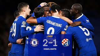 Chelsea 21 Dinamo Zagreb  Highlights  UEFA Champions League [upl. by Ultann]