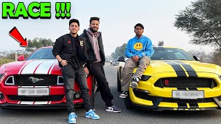 Mustang Race With Elvish Yadav And Lokesh Gamer 😍 [upl. by Obeded]