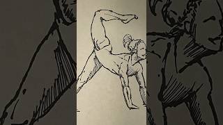 Creative Ideas for Your Sketchbook Dynamic Gymnastics Poses and Forms 🎨👀 [upl. by Garvin254]