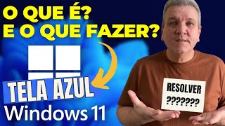 VEJA O QUE É E COMO RESOLVER OS ERROS DO SISTEMA QUANDO O WINDOWS DER TELA AZUL [upl. by Inaffit]