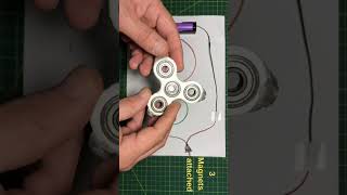 Rotation using Reed Switch Sensor reed switch dc motor shortvideo youtubeshorts viralvideo [upl. by Rabah433]