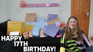 Mays 17th Birthday  Opening Presents [upl. by Aoht]