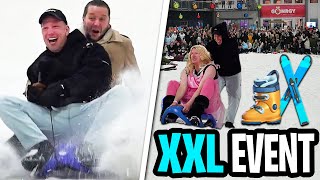 XXL WEIHNACHTSSTREAM😂🎄 Rodeln Human Bowling amp Wichteln  MontanaBlack Highlights [upl. by Perusse]