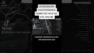 LOCALIZAÇÃO COLECIONÁVEIS DIÁRIO DE HOJE 2002 gtaonline [upl. by Harhay]