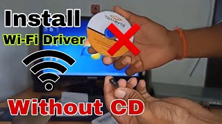 How to install WiFi Driver without CD in laptop PC for windows 7 8 10 11 [upl. by Mochun]