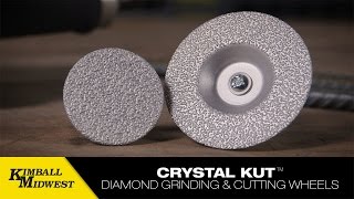 Crystal Kut™ Diamond Grinding amp Cutting Wheels [upl. by Tillio]