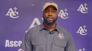 Lowell Narcisse Ascension Catholic Head Coach [upl. by Cirnek]