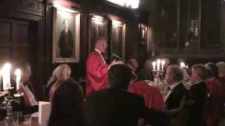 Snell Dinner at Balliol College University of Oxford [upl. by Brady234]