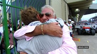 Jenson Button Clinches World Title  2009 Brazilian Grand Prix [upl. by Durgy]