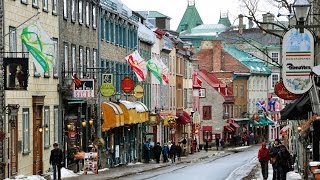 Rue St Jean Street  Quebec City Canada [upl. by Ysle146]