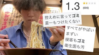 【最低評価】不味くて接客態度が悪すぎるラーメン屋に行ってみた結果【口コミ】 [upl. by Rory71]