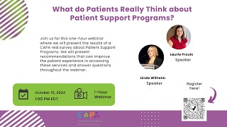 What do patients really think about Patient Support Programs PSPs [upl. by Kenrick]