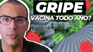 POR QUE A GRIPE TEM VACINA TODO ANO [upl. by Anisah]