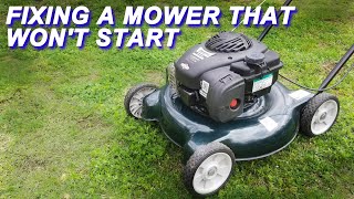 Fixing A Bolens Mower That Wont Start [upl. by Nena360]